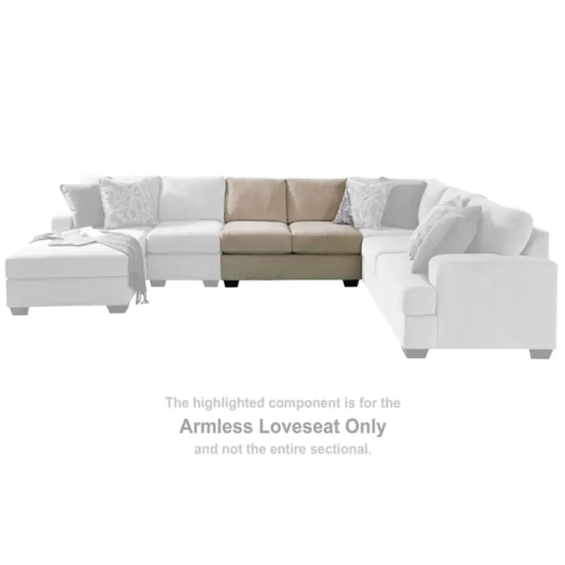 Enola ARMLESS LOVESEAT