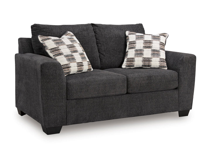 Loreo Sofa Set with 2 Free Dual Table Lamp (Black)