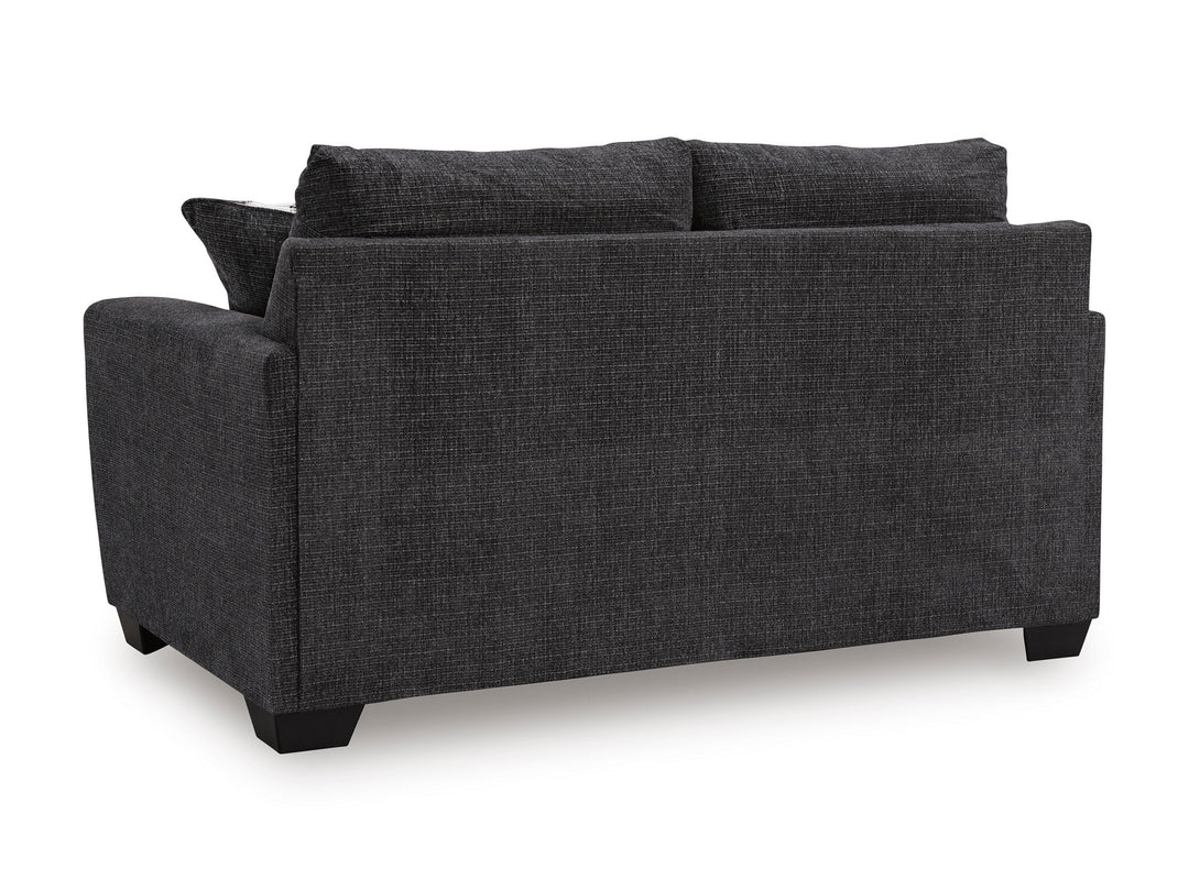 Loreo Sofa Set with 2 Free Dual Table Lamp (Black)