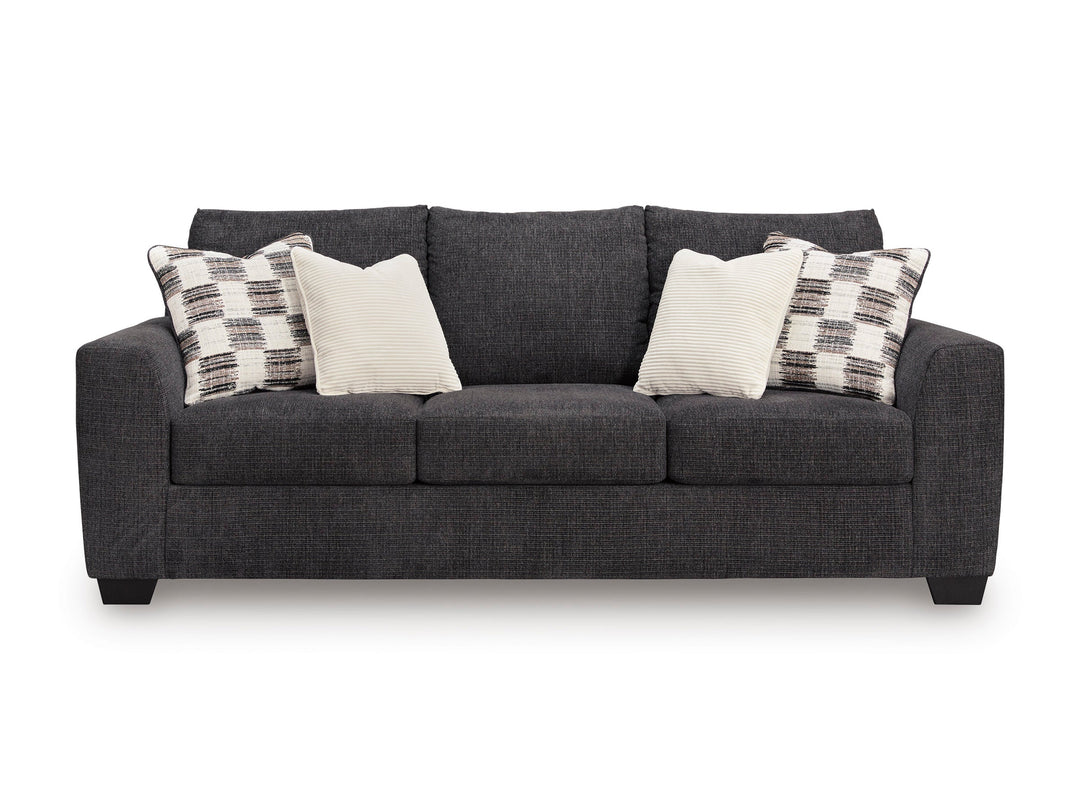 Loreo Sofa Set with 2 Free Dual Table Lamp (Black)