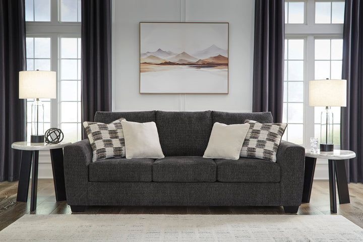 Loreo Sofa Set with 2 Free 28" LOVELL QUARTZ RESIN TABLE LAMP