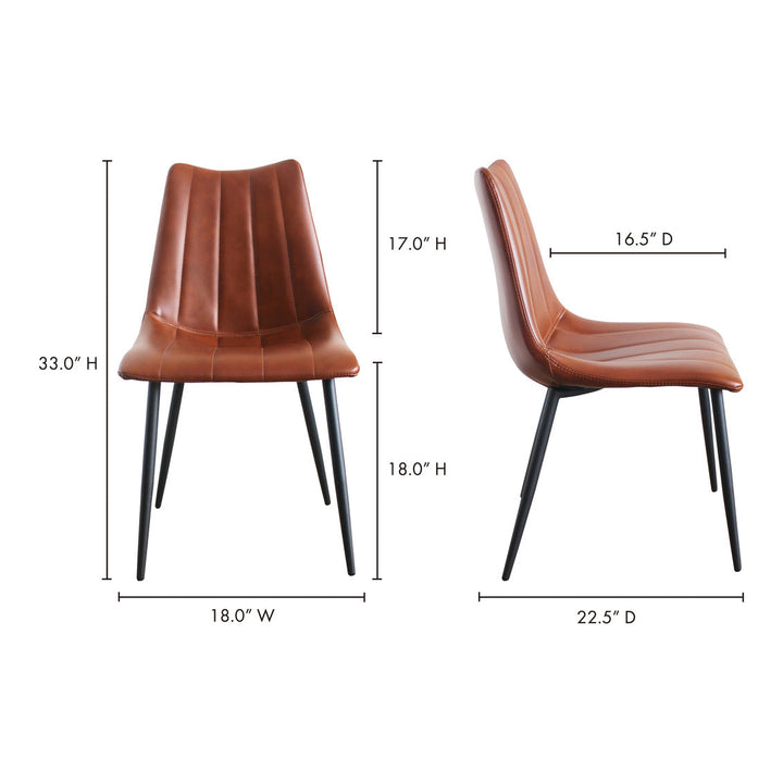 Alibi Dining Chair Brown-M2