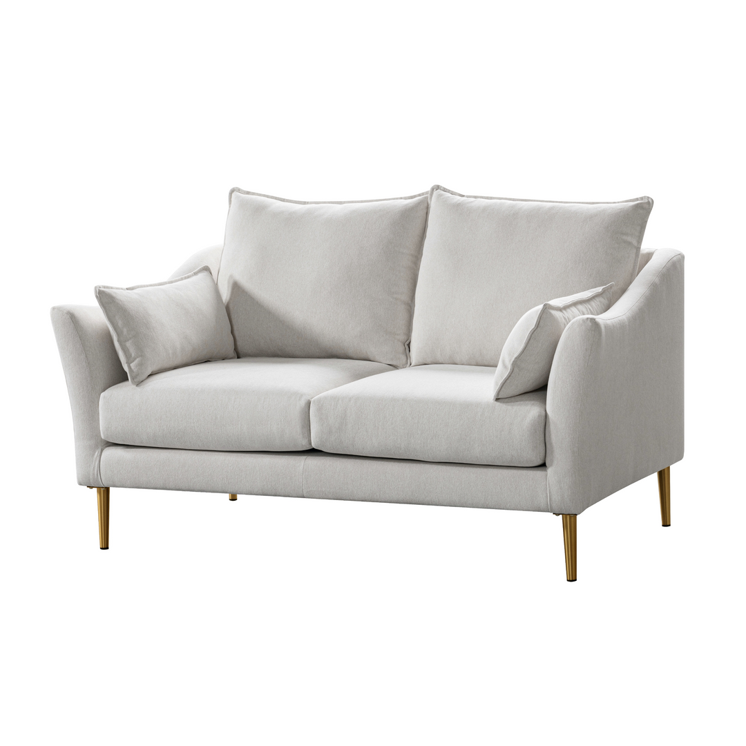 Carmen Beige Loveseat W160