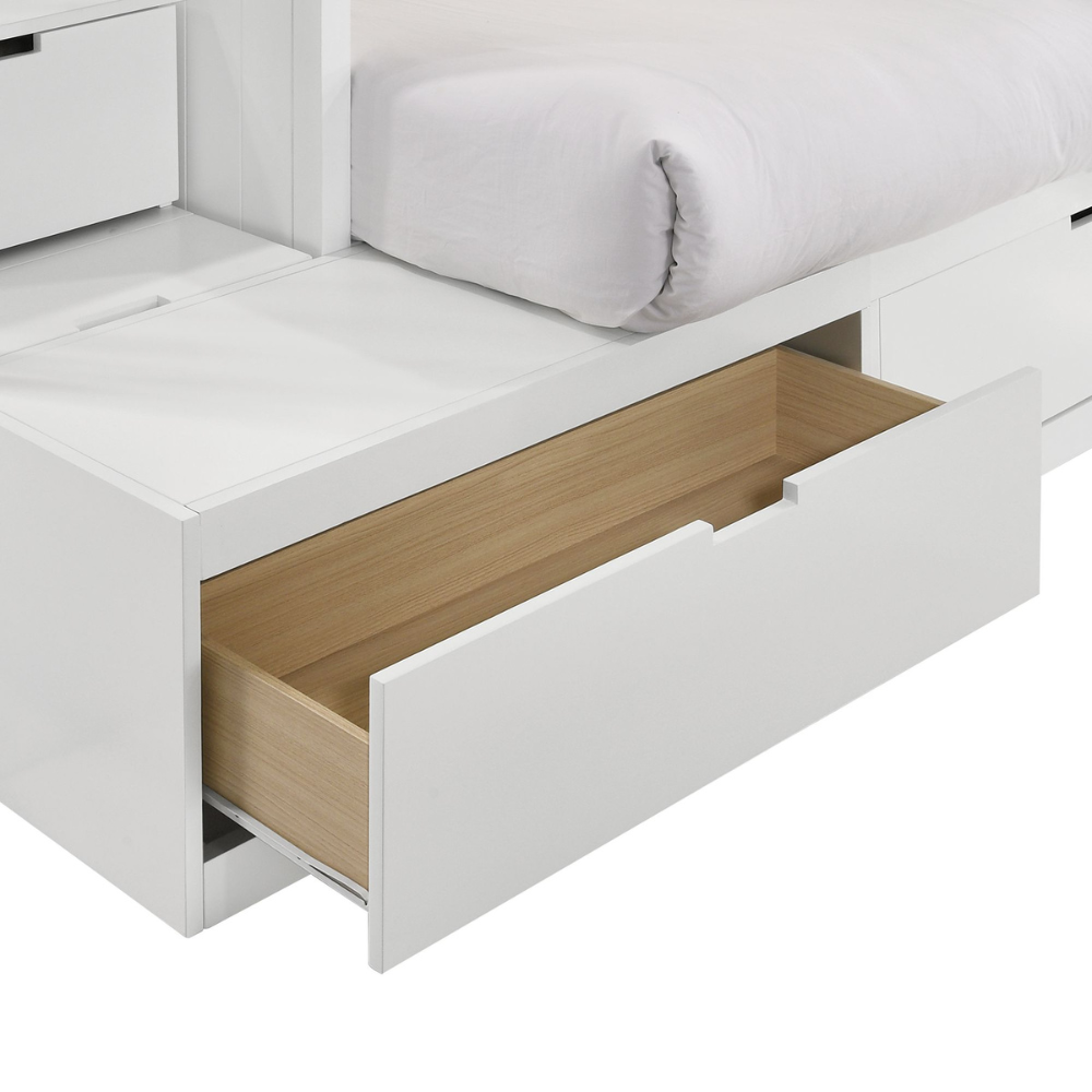 Brian Twin Over Twin Bunk Bed In White