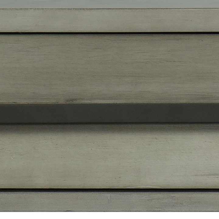 Gordon Rectangular End Table In Grey