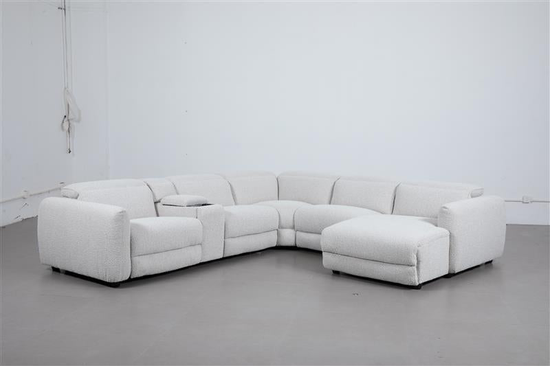 Cloudy White Motion Armless chair