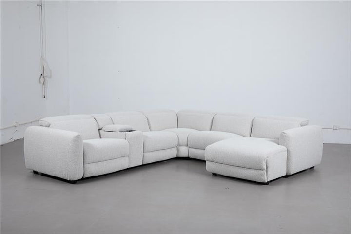 Cloudy White Motion Armless chair