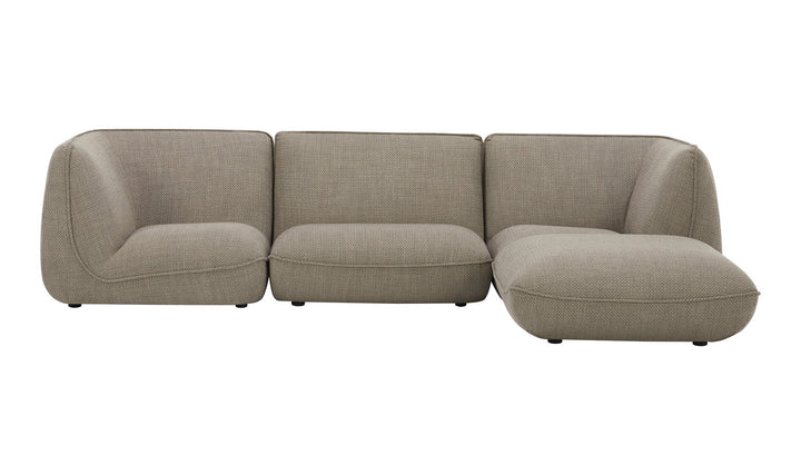 Zeppelin Lounge Modular Sectional Speckled Pumice