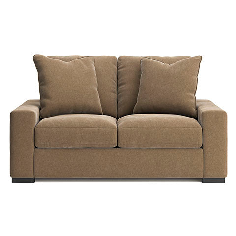 Calden Sofa Set with 2 Free Dual Table Lamp Black