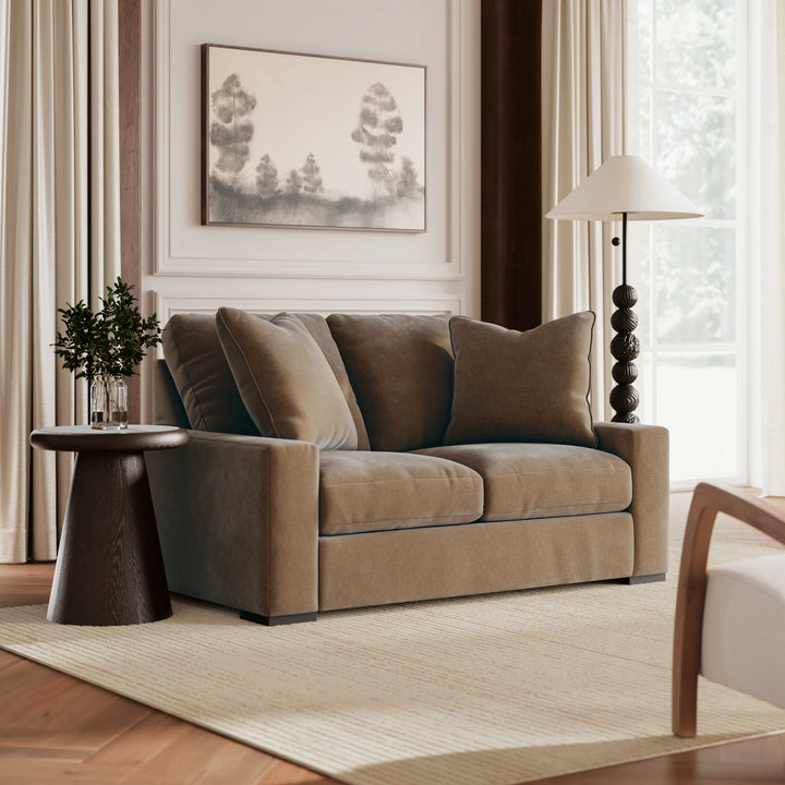 Calden Sofa Set with 2 Free Dual Table Lamp Silver
