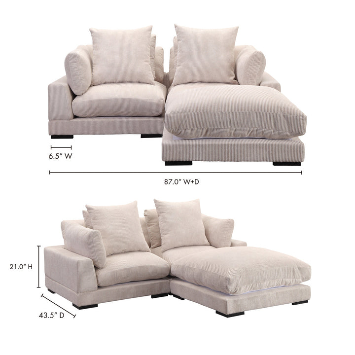 Tumble Nook Modular Sectional Cappuccino