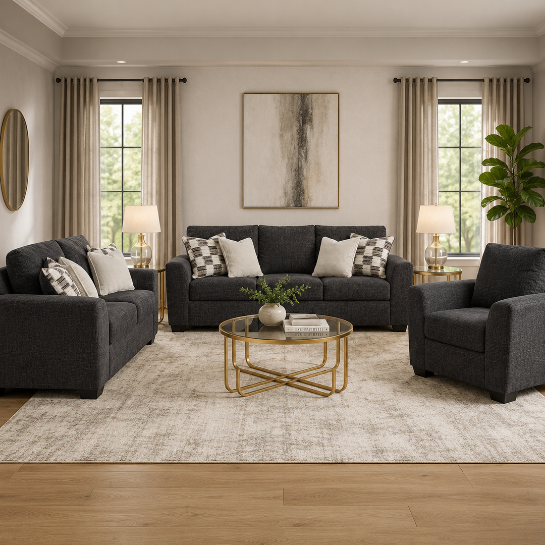 Loreo Sofa Set with 2 Free Milloton Table (Set of 3)