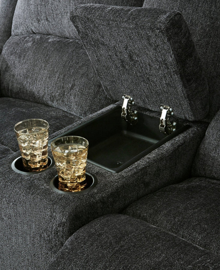 Draycoll Reclining Sofa & Loveseat with Free Recliner