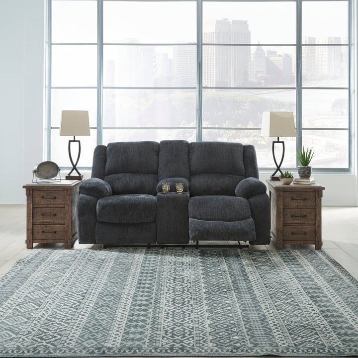Draycoll Reclining Sofa & Loveseat with Free Recliner