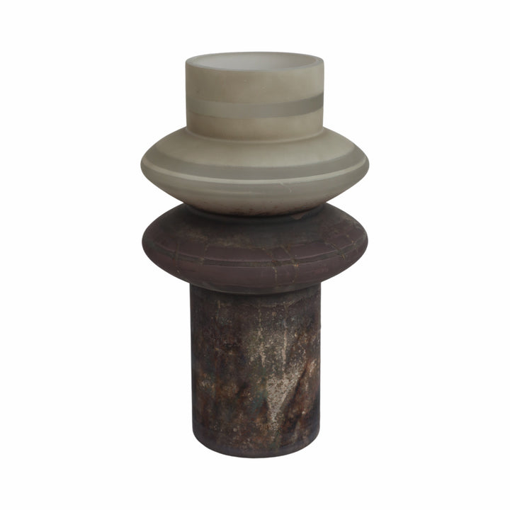 Quimper Glass Vase