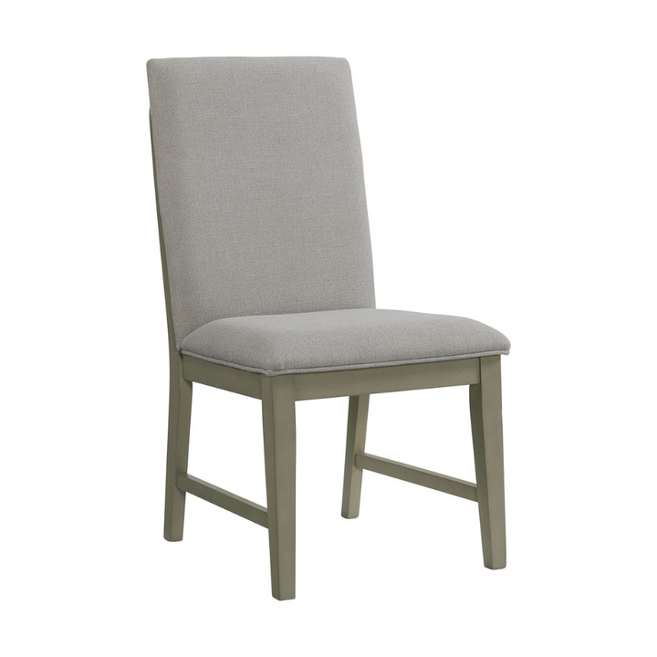Nashville Grey Dining Table Fabric Ladder Back Side Chair