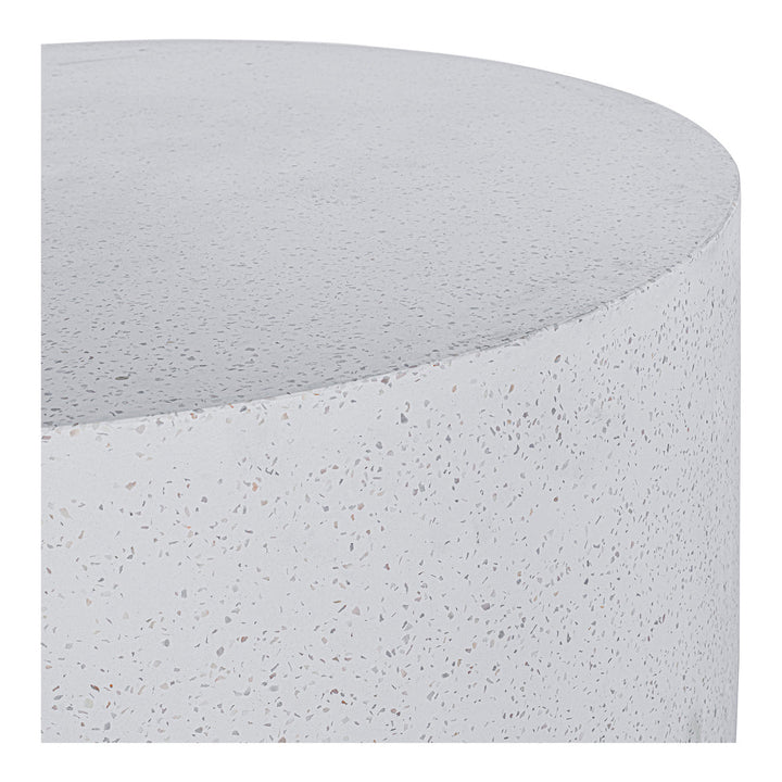 Omi Outdoor Coffee Table White Terrazzo