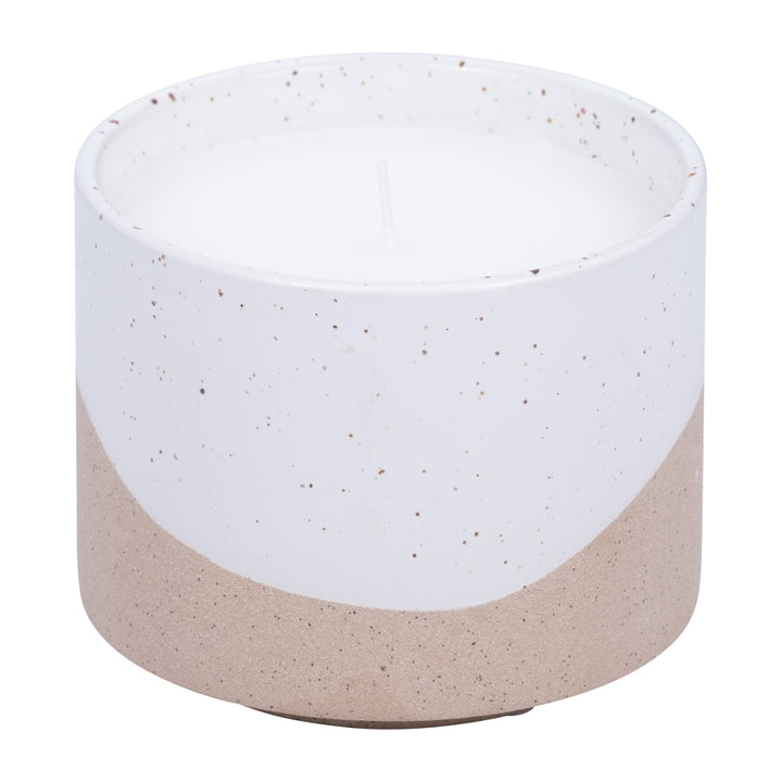 5" 15OZ WAVE CITRO CANDLE, IVORY