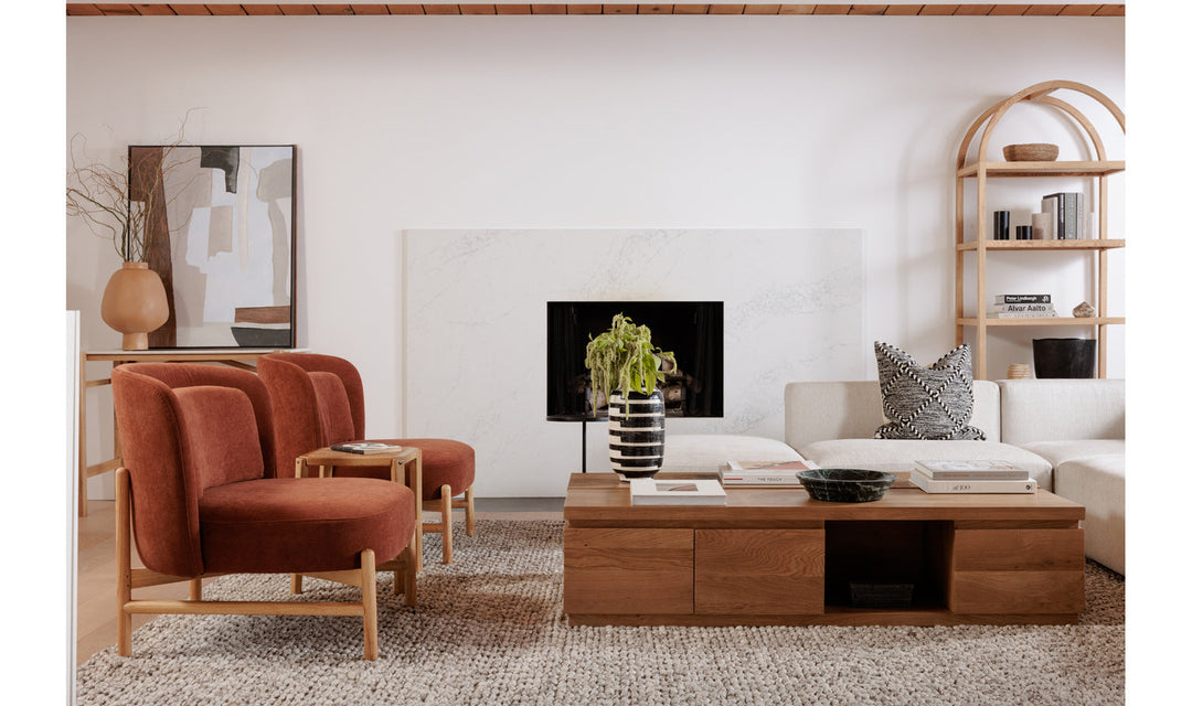 Sigge Accent Chair Burnt Auburn