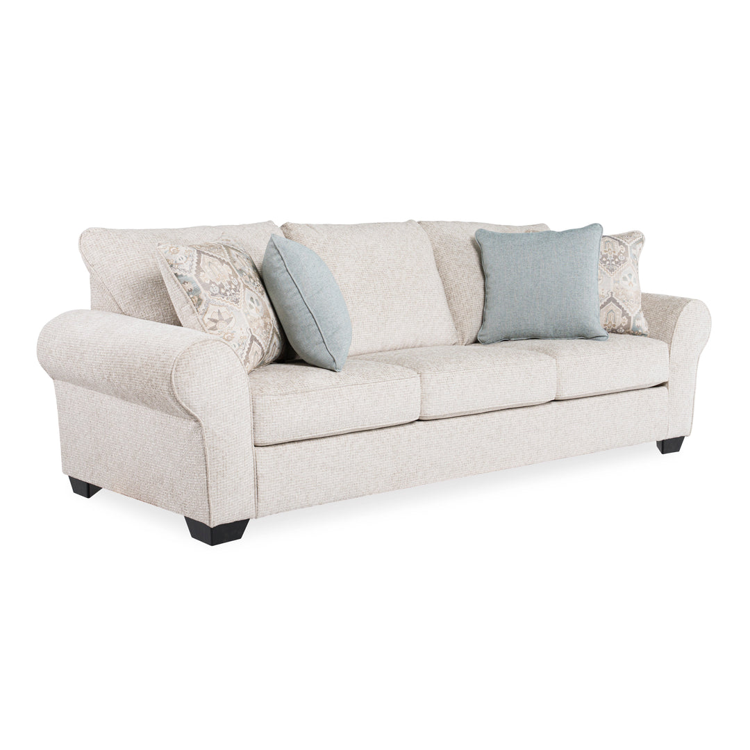 Monumental Sofa Set with 2 Free Stark Cream Travertine Table Lamp