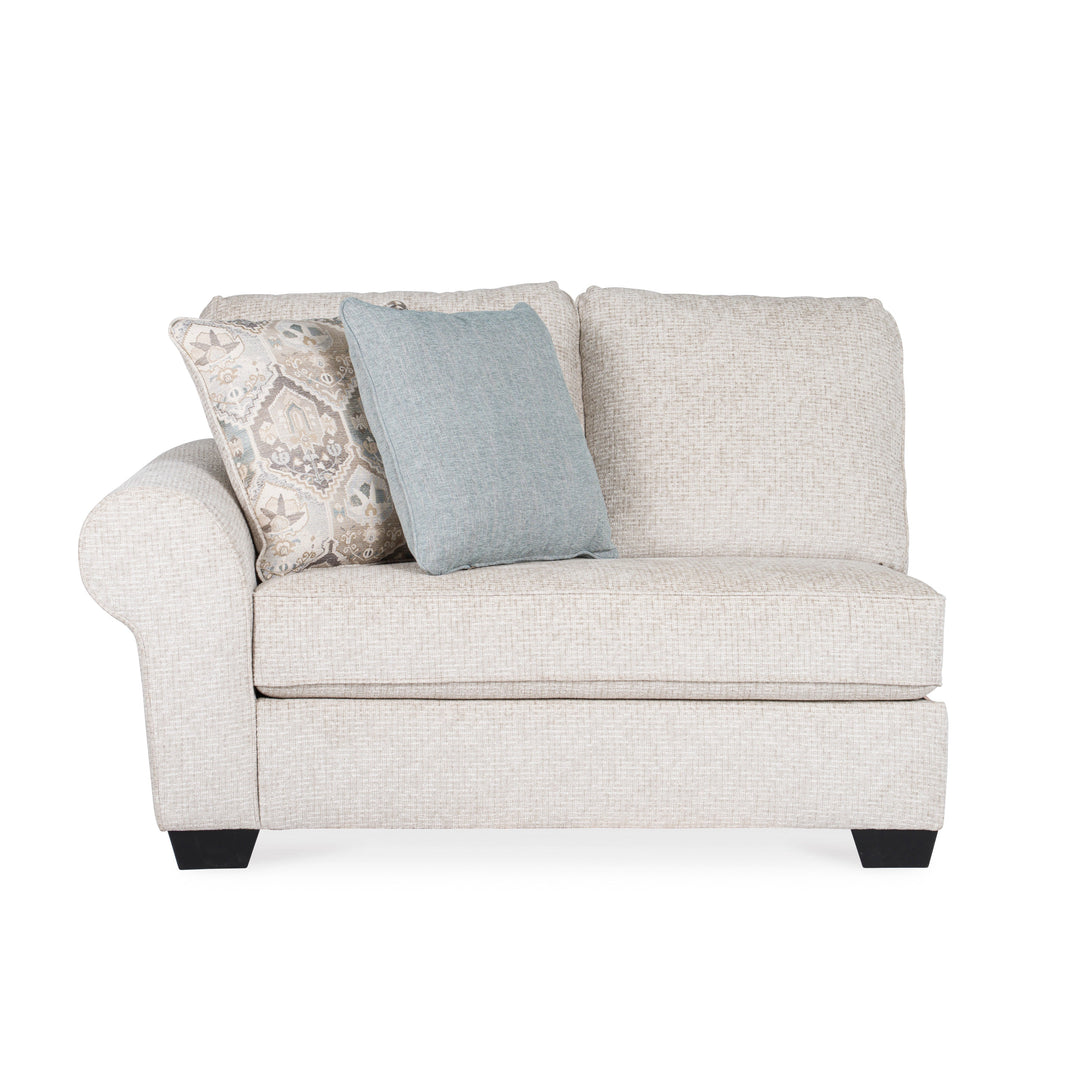 Monumental Sofa Set with 2 Free Stark Cream Travertine Table Lamp