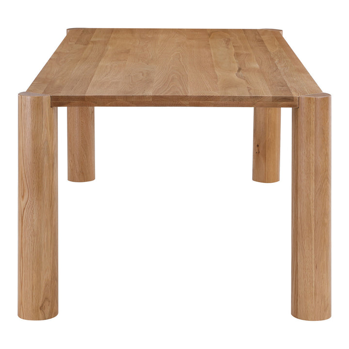 Post Dining Table Small Oak Natural