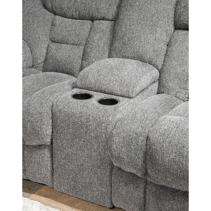 Foreside Reclining Loveseat with Console