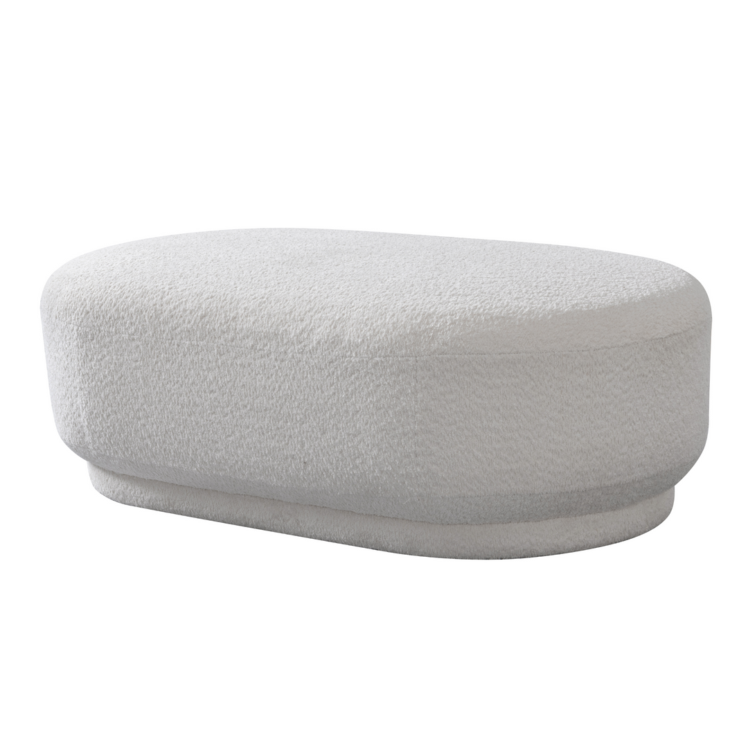 Amani'S Boutique Creamy Ottoman