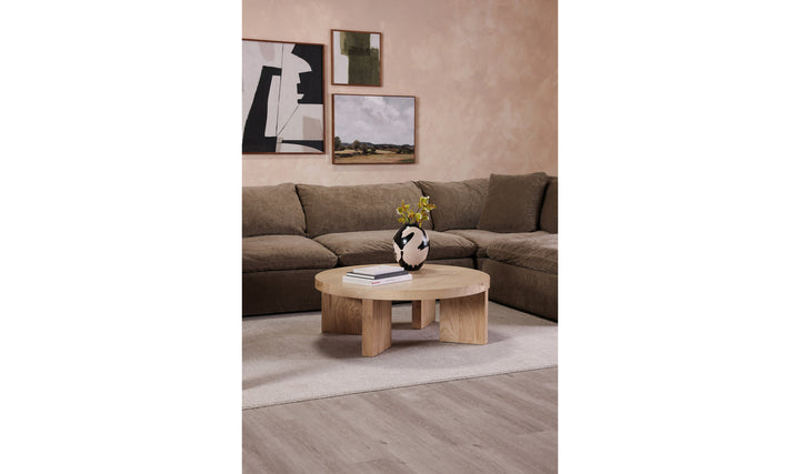 Oregon Round Coffee Table Blonde
