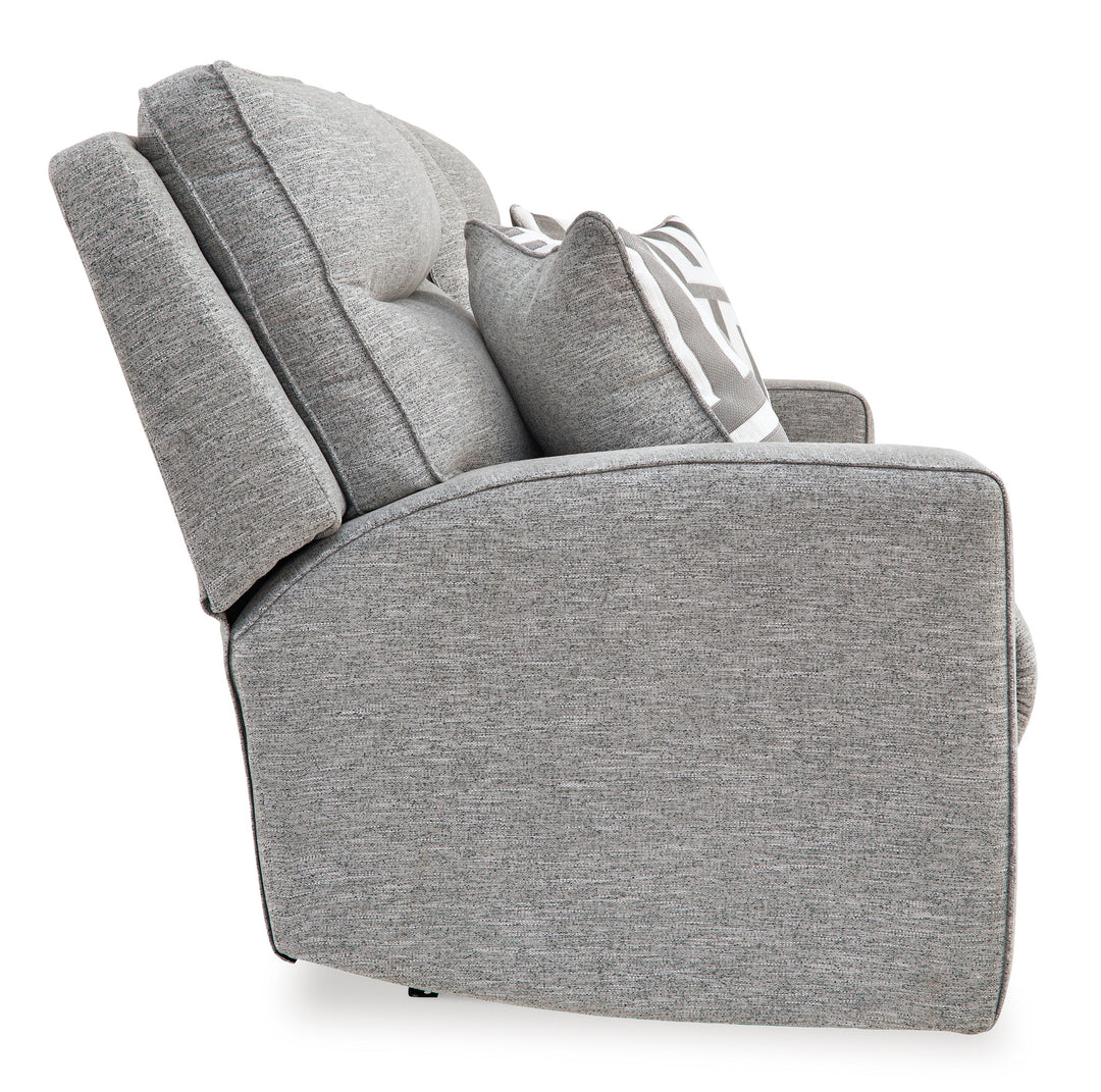 Biscoe Performance Fabric Dual Power Reclining Loveseat with Console (198cm)