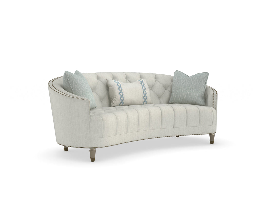 Classic Elegance - Sky Blue Sofa Set