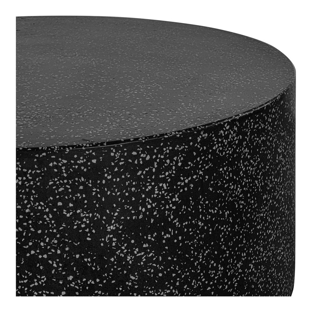 Omi Outdoor Coffee Table Black Terrazzo