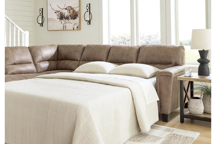 Navi 2-Piece Sectional Sofa Sleeper Chaise