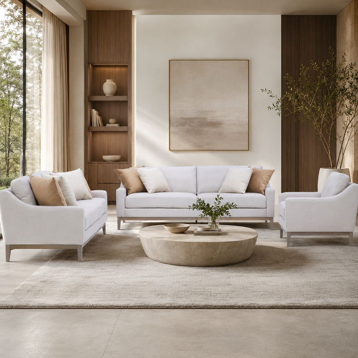 Astra Living Room (Sofa + Loveseat + Chair)