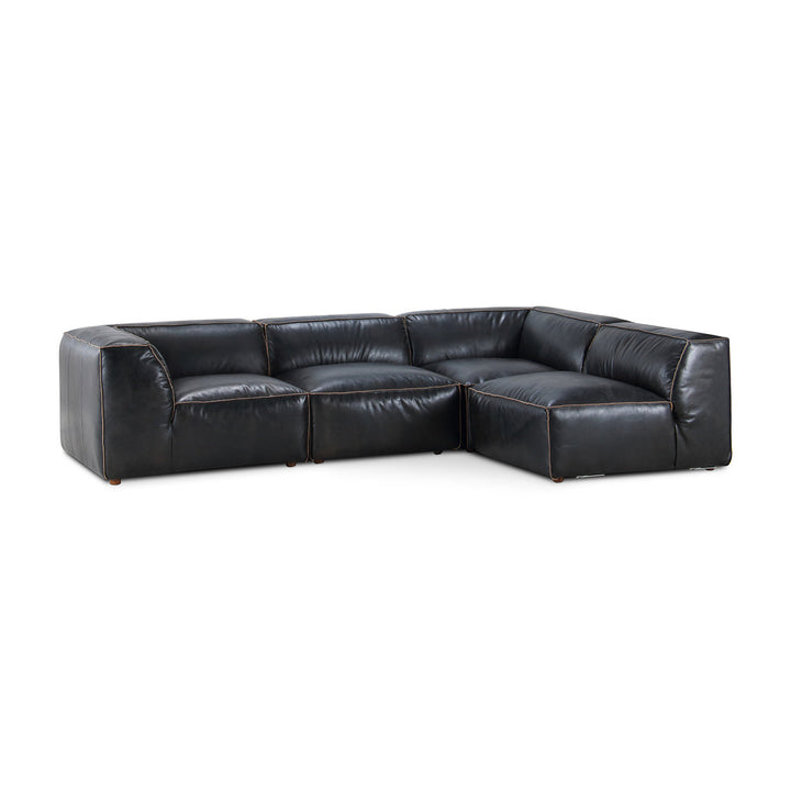 Luxe Signature Modular Sectional Antique Black