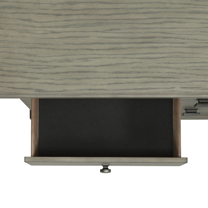 Crawford Dresser & Mirror Set Grey