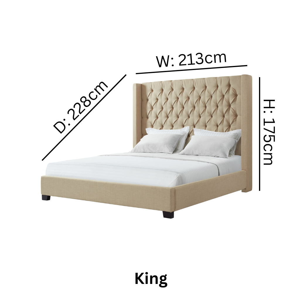 Morrow Natural King Bed