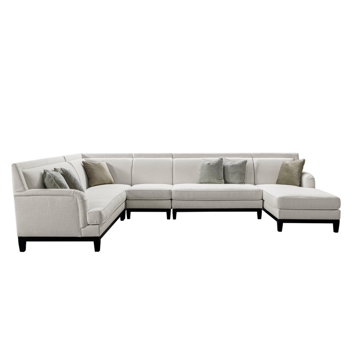 Romanian Key Beige Sectional Set