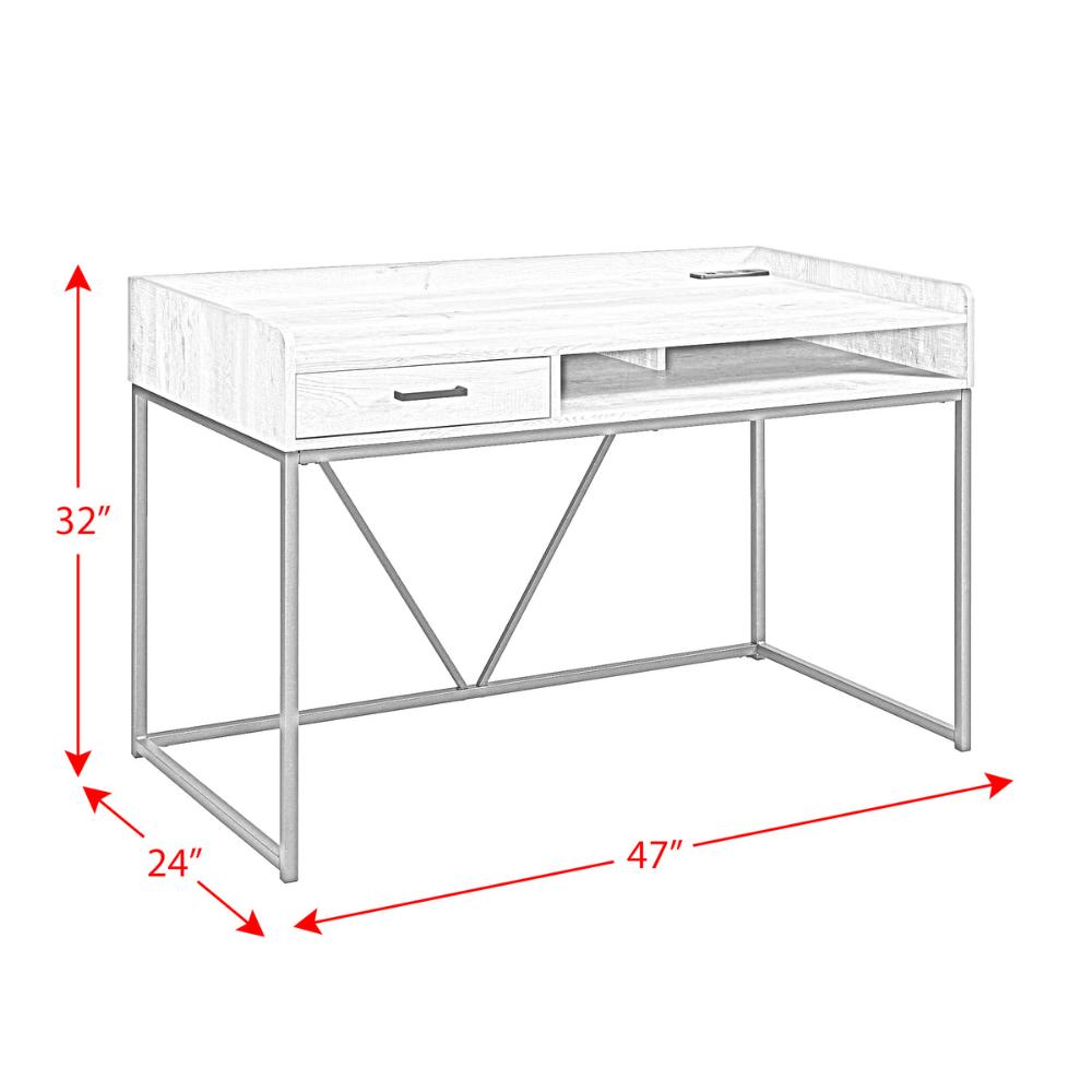 Preston Desk - Grey