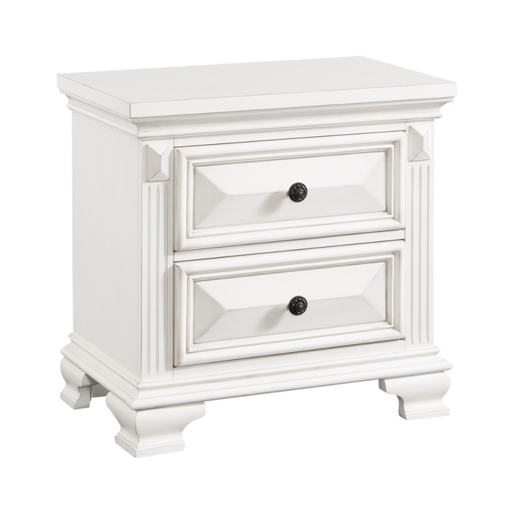 Calloway Nightstand White Color