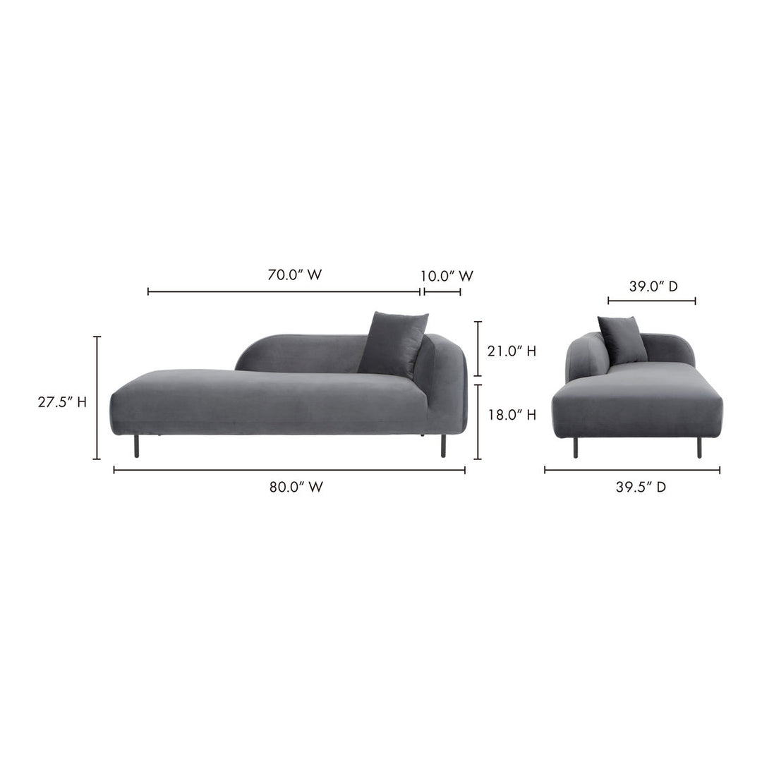 Deleuze Chaise Anthracite