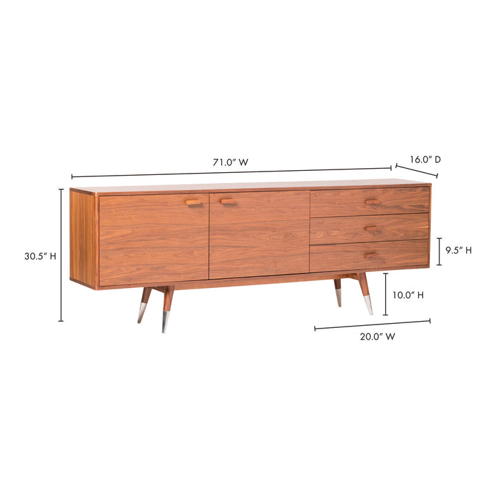 Sienna Sideboard Walnut Small