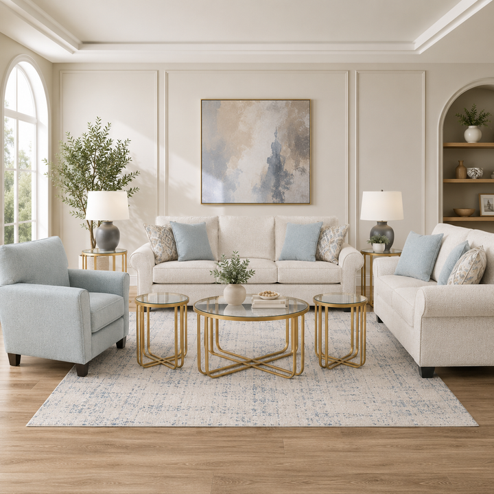 Monumental Sofa Set with Free Milloton Table (Set of 3)