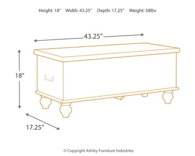 A4000039 Storage Bench