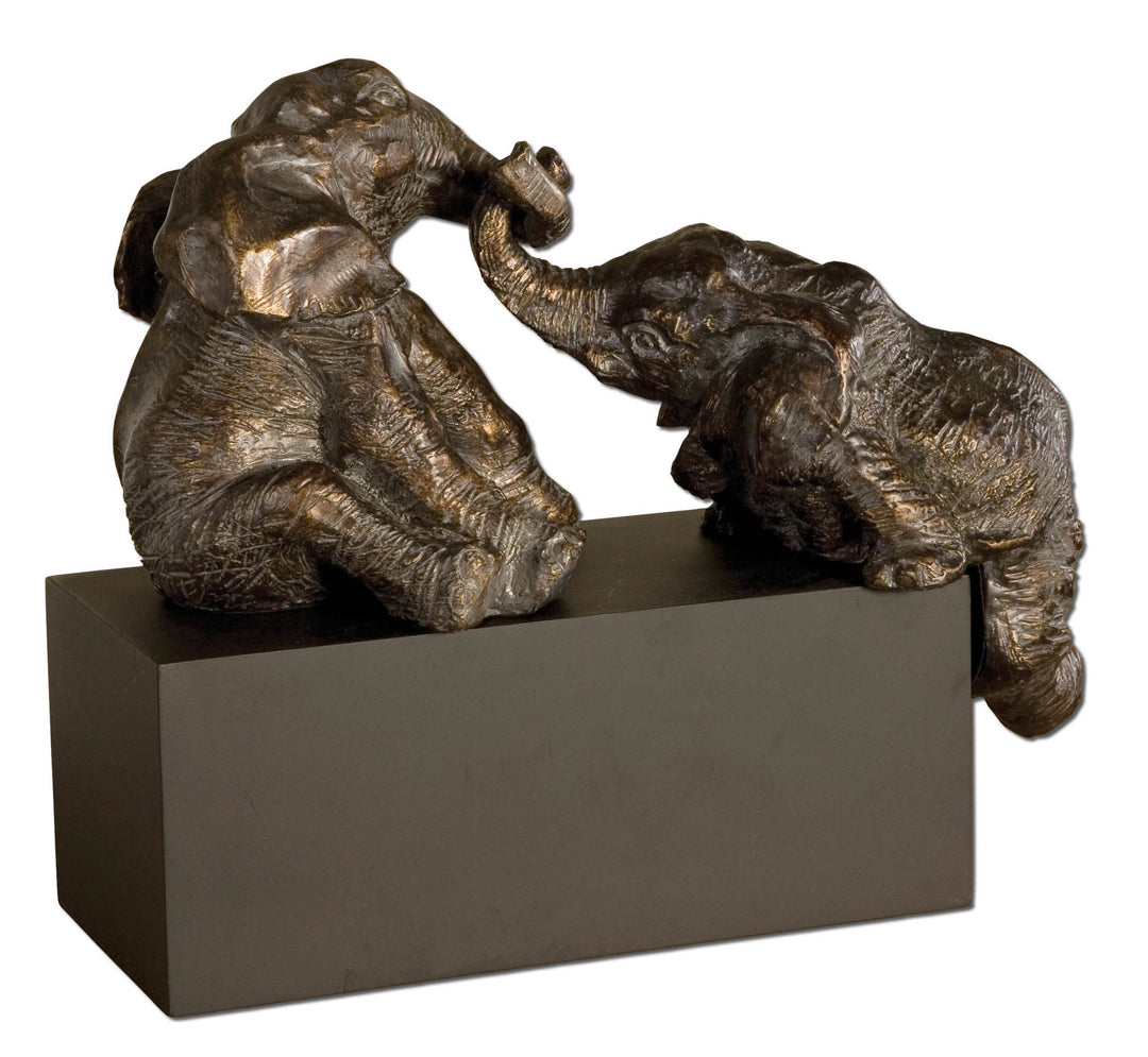 Playful Pachyderms Figurine