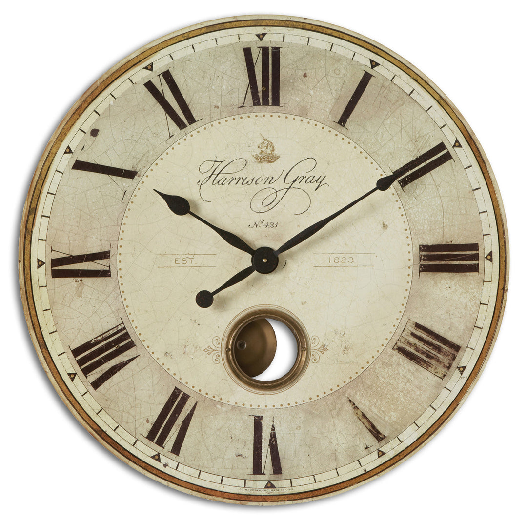 Harrison Gray 30" Wall Clock