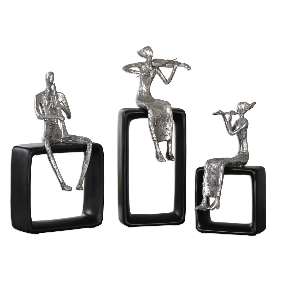 Musical Ensemble Figurines, S/3