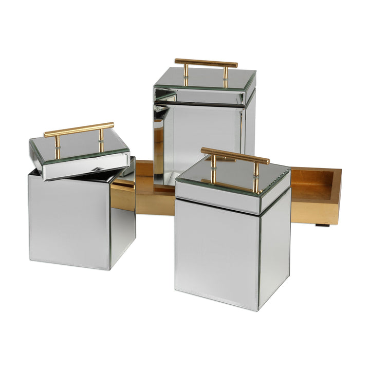 Faustina Boxes And Tray, S/4