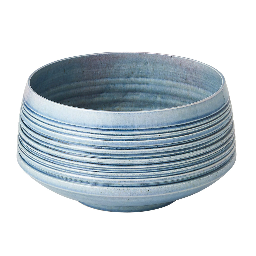 Stacked Rings Bowl Blue Dawn - Small