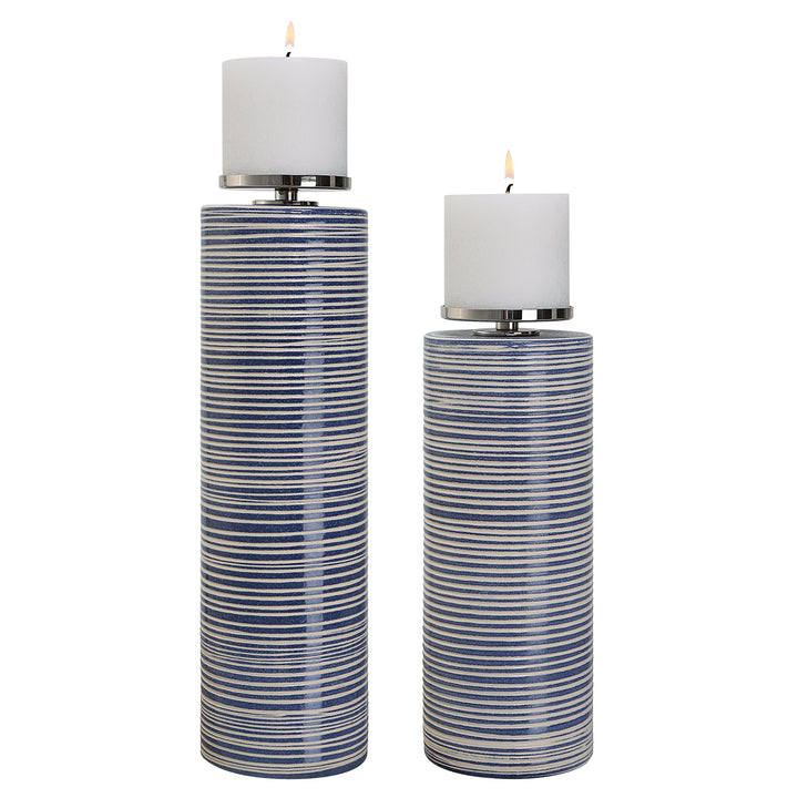 Montauk Candleholders, S/2